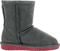 Bearpaw Emma Toddler - Short Sheepskin Boots - 608T - Charcoal/Pomberry