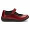 Drew Rose - Women's Mary Jane Velcro Strap Shoe - Red