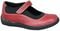 Drew Rose - Women's Mary Jane Velcro Strap Shoe - Red