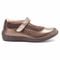 Drew Rose - Women's Mary Jane Velcro Strap Shoe - Copper/Metallic