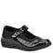 Drew Rose - Women's Mary Jane Velcro Strap Shoe - Black Croc