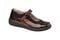 Drew Rose - Women's Mary Jane Velcro Strap Shoe - Brown Croc