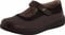 Drew Rose - Women's Mary Jane Velcro Strap Shoe - Brown/Combo