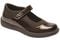 Drew Rose - Women's Mary Jane Velcro Strap Shoe - Brown Print