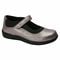 Drew Rose - Women's Mary Jane Velcro Strap Shoe - Pewter