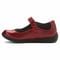 Drew Rose - Women's Mary Jane Velcro Strap Shoe - Red