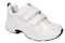 Drew Flash II V - Strap Closure - Women's Athletic Velcro Double Strap Shoe - White Combo