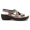 Drew Abby - Women's Orthopedic Wedge Sandals - Silvr/Blk Viper