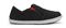 OluKai Nohea Mesh - Boy's Supportive Shoes - Black / Deep Red - Profile main