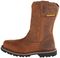 CAT Wellston Men\'s Steel Toe Work Boot - Dark Brown - 