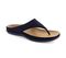 Strive Ibiza - Women's Supportive Thong Sandal - Midnight Blue - Angle