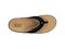 SOLE Casual Cork Flip Flops - Men's Supportive Sandals - Coal top  
