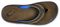 OluKai 'Ohana Koa - Men's Sandals - Espresso/Mustang - Top