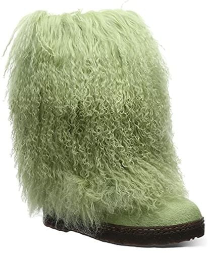 Bearpaw Boetis - Women's Furry Boots - 1294W - Green