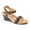 Vionic Noble Laurie Wedge Sandal - Tan Leopard