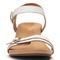 Vionic Noble Laurie - Women's Wedge Sandal - White Snake - 6 front view