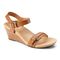 Vionic Noble Laurie Wedge Sandal - Tan - 1 main view.jpg