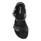 Vionic Noble Laurie Wedge Sandal - Black - 3 top view.jpg