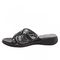 Softwalk Tillman - Women's Slip-on Sandal - Blk Snake - inside