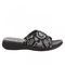 Softwalk Tillman - Women's Slip-on Sandal - Blk Snake - outside