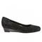 Trotters Lauren - Women's Dress Wedge - Blk Lace - outside