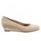 Trotters Lauren - Women's Dress Wedge - Nude 3d - outside