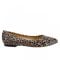 Trotters Estee - Women's Flats - Grey Cheetah - outside