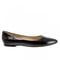 Trotters Estee - Women's Flats - Black Pat - outside