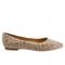 Trotters Estee - Women's Flats - Nude Snake - outside