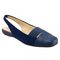 Trotters Sarina - Women's Casual Flat - Navy Suede - main