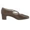 Trotters Jamie - Women's Cross-Strap Pump - Mocha