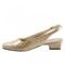 Trotters Dea - Women's Adjutable Dress Shoes - Taupe Croc - inside