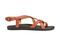 OluKai Upena Women's Leather Slingback Sandals - Cedar Wood / Dark Java - Side