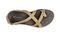 Olukai Upena Women's Leather Slingback Sandals - Golden Sand / Golden Sand - Top