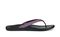 Olukai Hoopio Women's Beach Sandals - Mauve Kapa / Black - Side