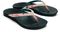 Olukai Ho'opio - Women's Comfort Sandal - Dusty Pink Coral/Black - Pair