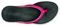 Olukai Ho'opio - Women's Comfort Sandal - Deep Magenta/Black - Top