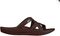 Telic Mallory Supportive Recovery Slide Sandal - Unisex - Espresso Brown