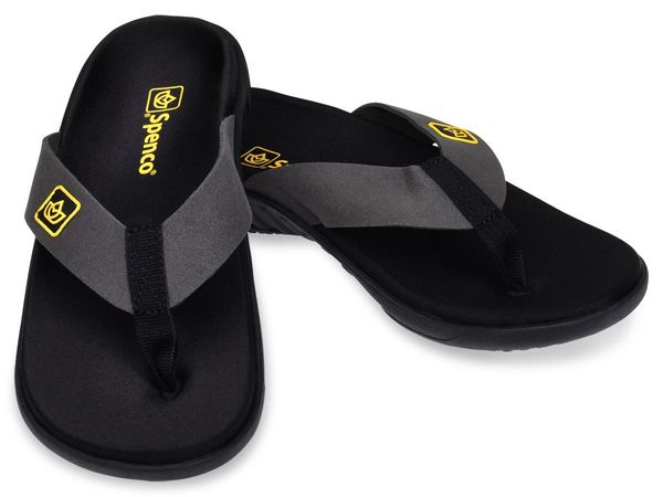 Spenco Pure Women's Recovery Sandal - Black - Pair
