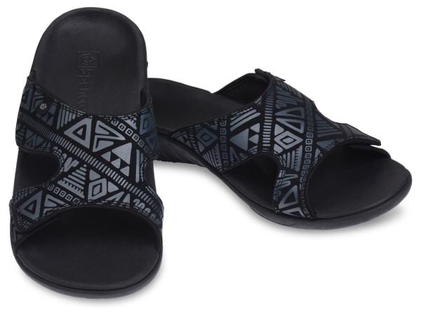 Spenco Tribal - Men's Slide Sandal - Black - Pair