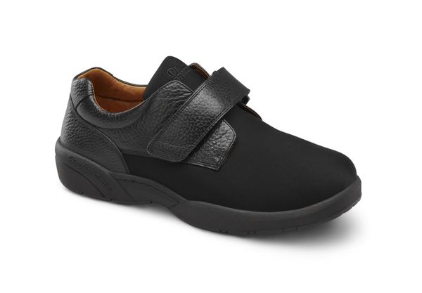 Dr. Comfort Brian X Men's Casual Strap Shoe - Black - main