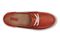 OluKai Moku Leather - Women's Comfort Loafers - Red Mud/Red Mud - Top