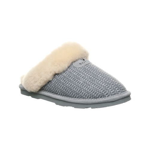 Bearpaw Effie - Women's Sheepskin Slipper - 1674W  340 - Blue Fog - Profile View