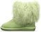 Bearpaw Boo - Women's 7 Inch Furry Boot - 1854W - Green