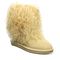 Bearpaw Boo - Women's 7 Inch Furry Boot - 1854W  731 - Yellow - Profile View
