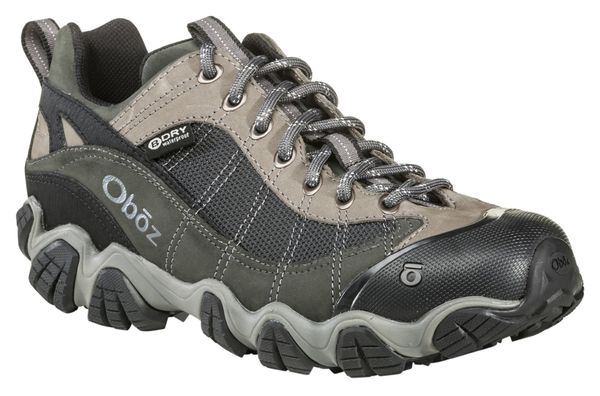 Oboz Firebrand II Men's Waterproof Hiking Shoe - Gray Angle main