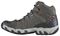 Oboz Bridger Mid Men's Waterproof Hiking Boot - Raven Inside