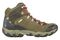 Oboz Bridger Mid Men's Waterproof Hiking Boot - Olive Redlace Outside