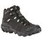 Oboz Bridger Mid Men's Waterproof Hiking Boot - Bridger Mid BDry Black 1