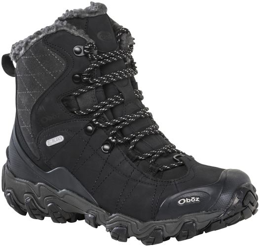 Oboz Bridger 7 Inch Insulated Women's Waterproof Hiker - Black Angle main